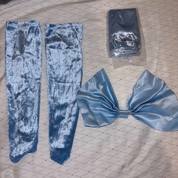 NWOT Girls Princess Cinderella Halloween Costume Dress Up Size 150 (7-8) Years - Picture 13 of 15